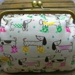 6" Fabby Purse - Puppy In Wellies