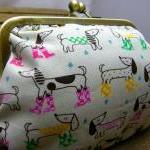 6" Fabby Purse - Puppy In Wellies